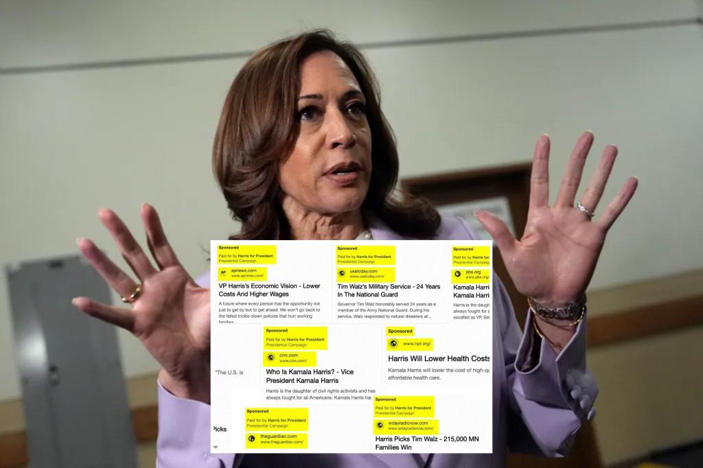 Kamala Harris Google processed headlines pose 'significant ethical concern': media analyst